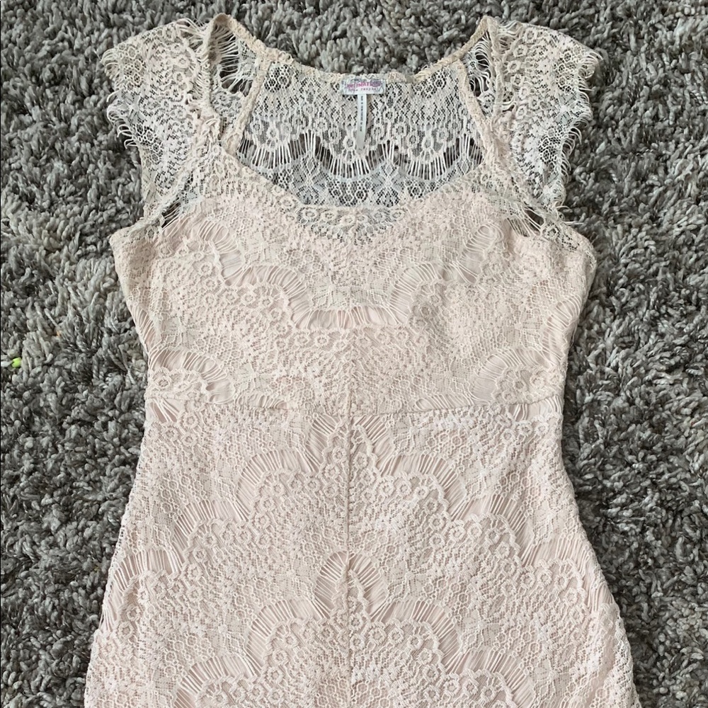 Free People little cream color dress